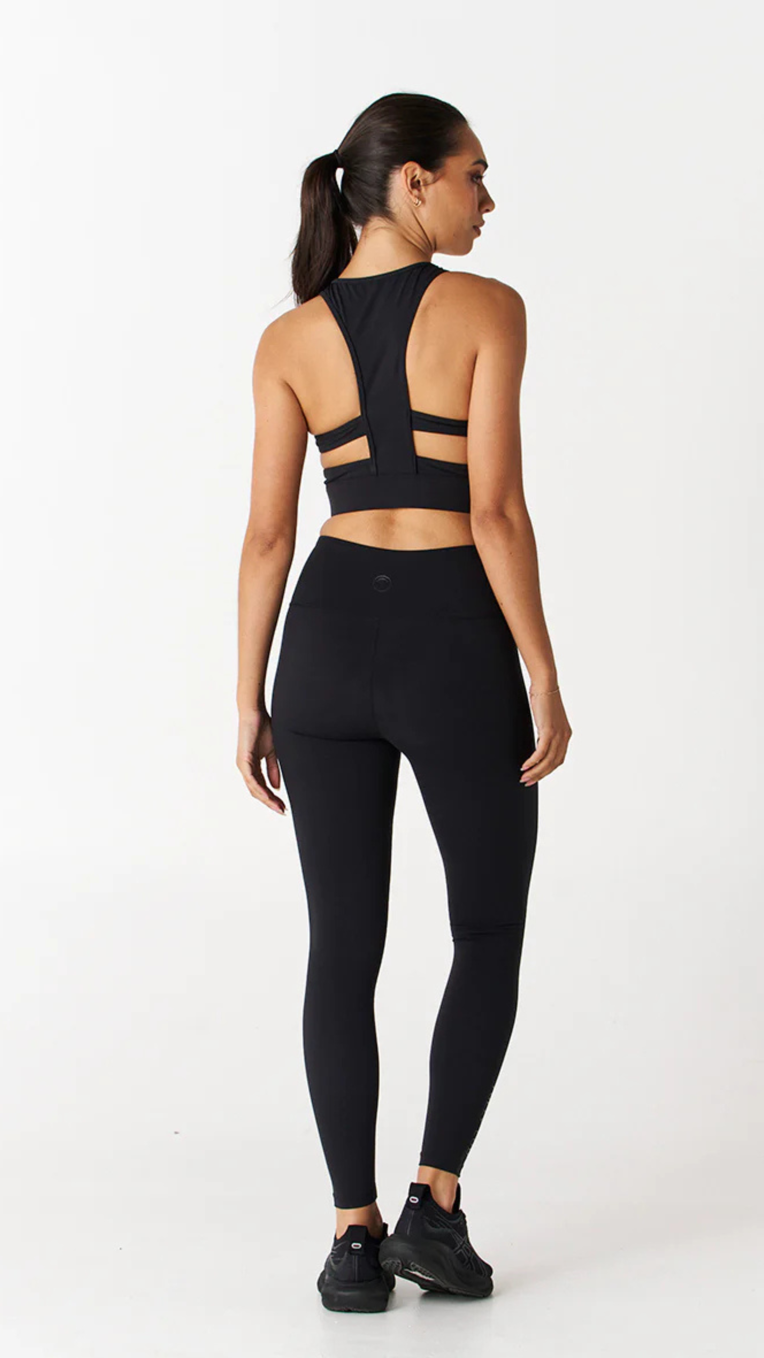 Compression Active Pant Wide Waistband No Seam