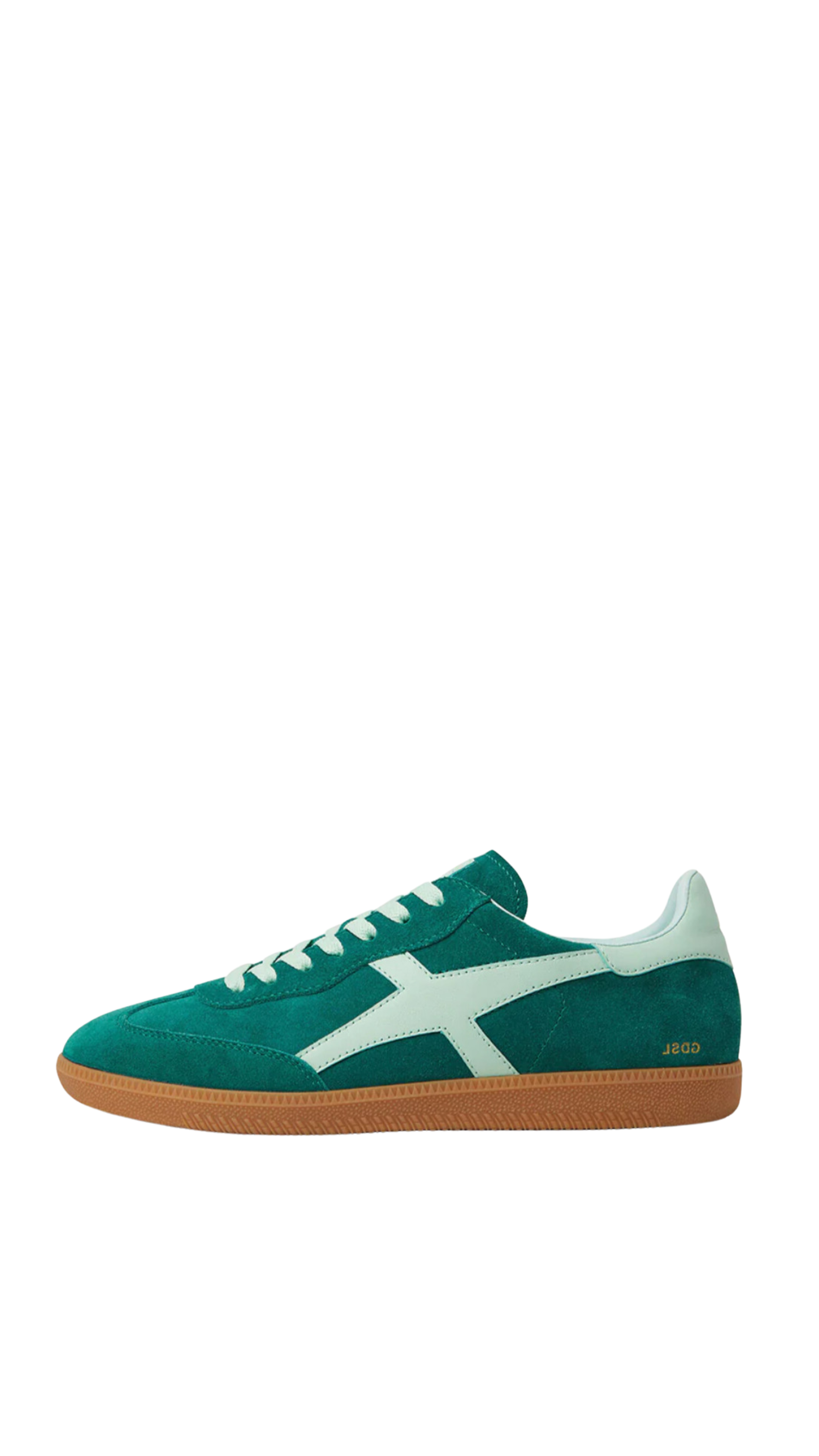 Goodsole 2001 Crossroads - Pine Green Suede/Green Leather