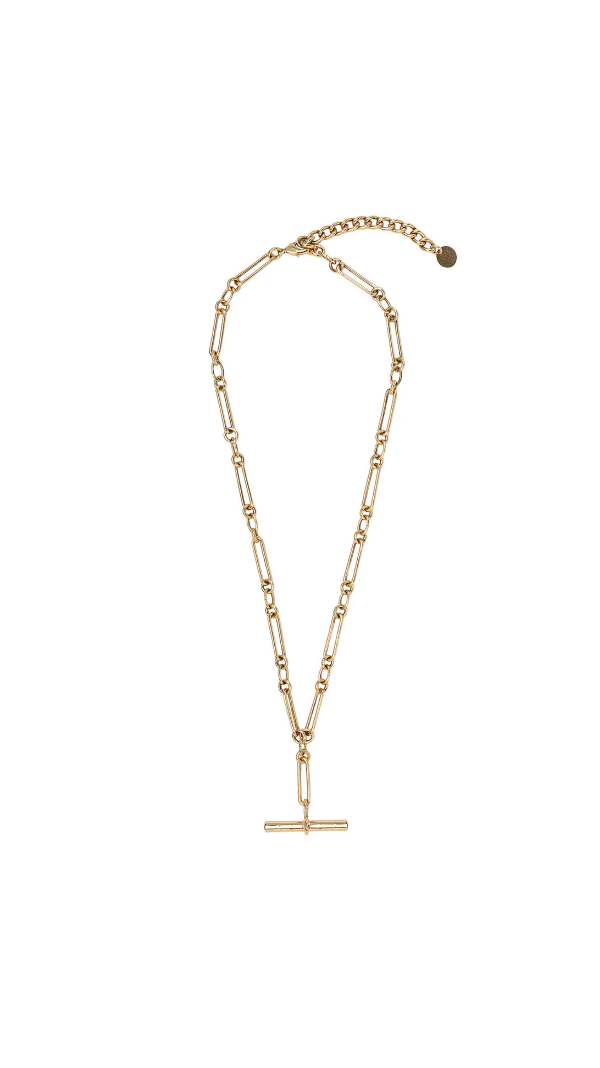 Kitte Heirloom Fob Necklace - Gold