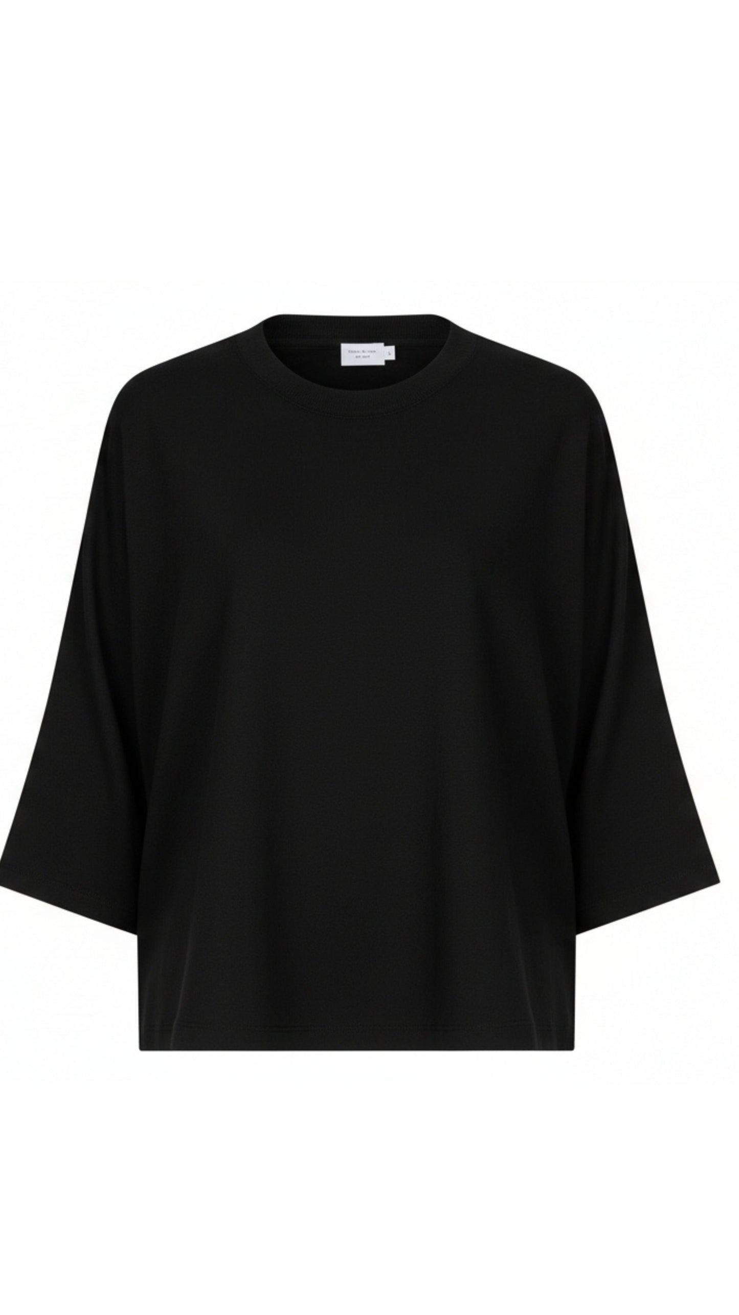Dallas Lightweight Cotton Top - Black