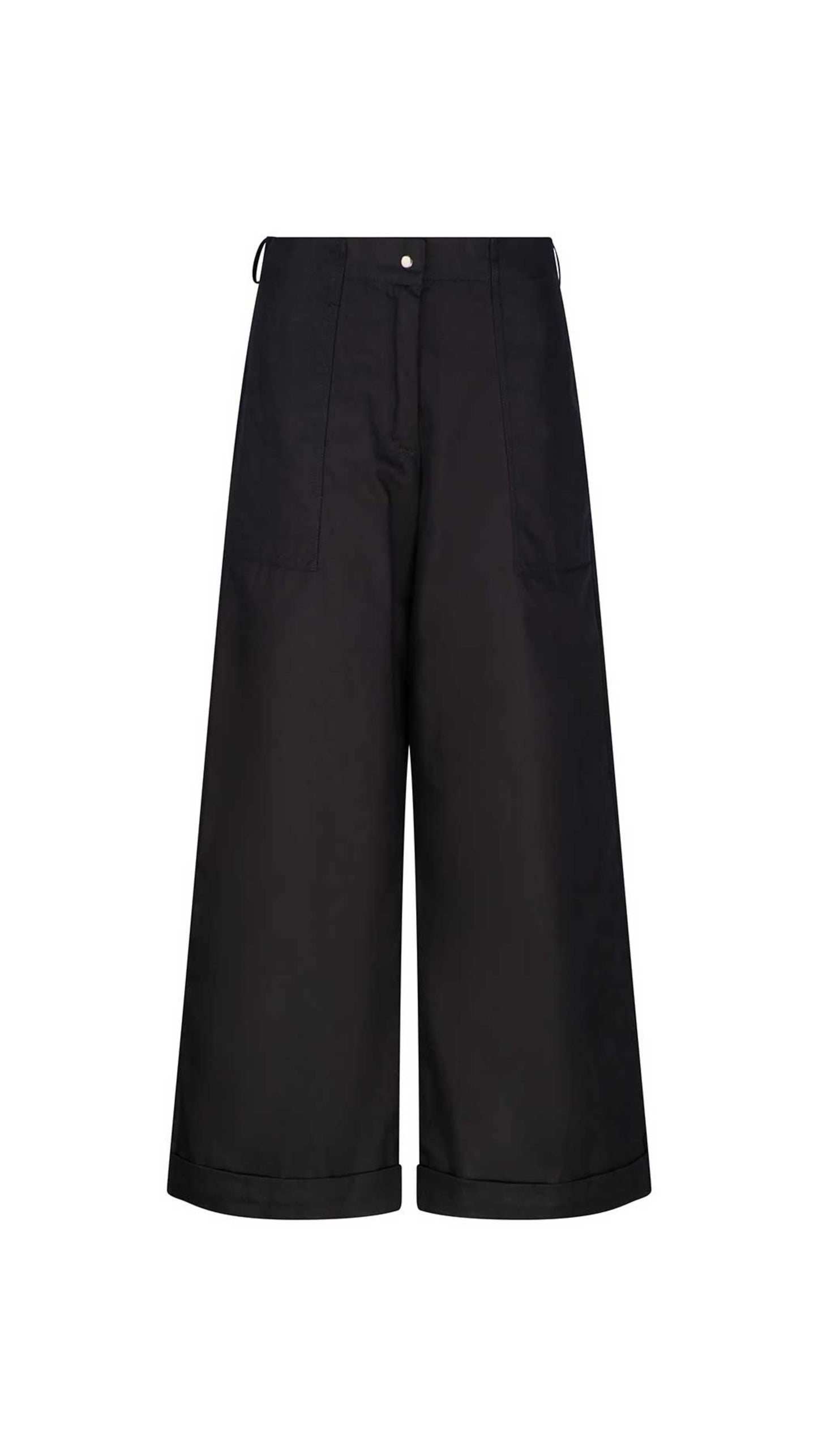 Rhett Cotton Canvas Pants - Black