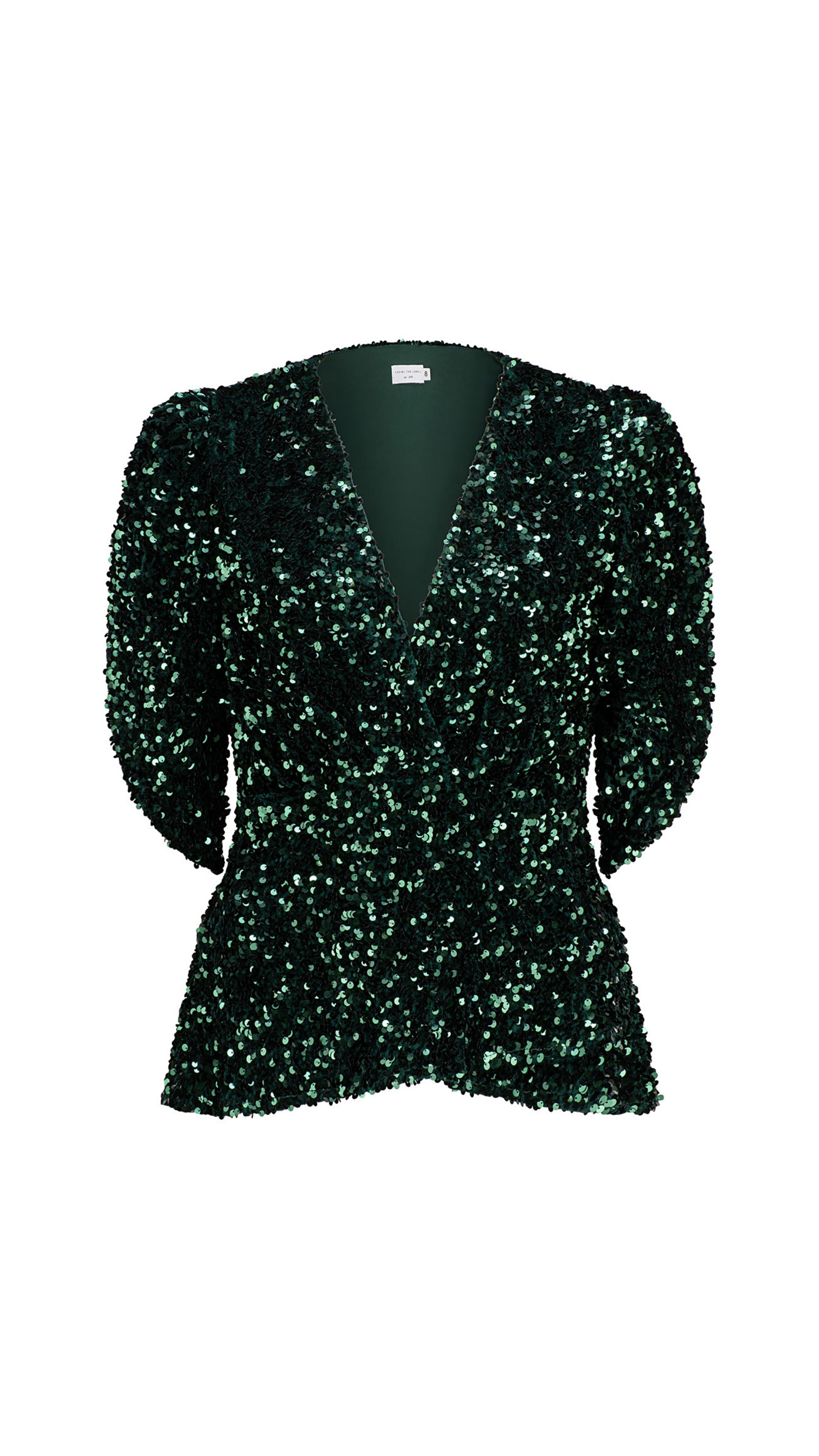 CTL Sequin Events Top - Emerald