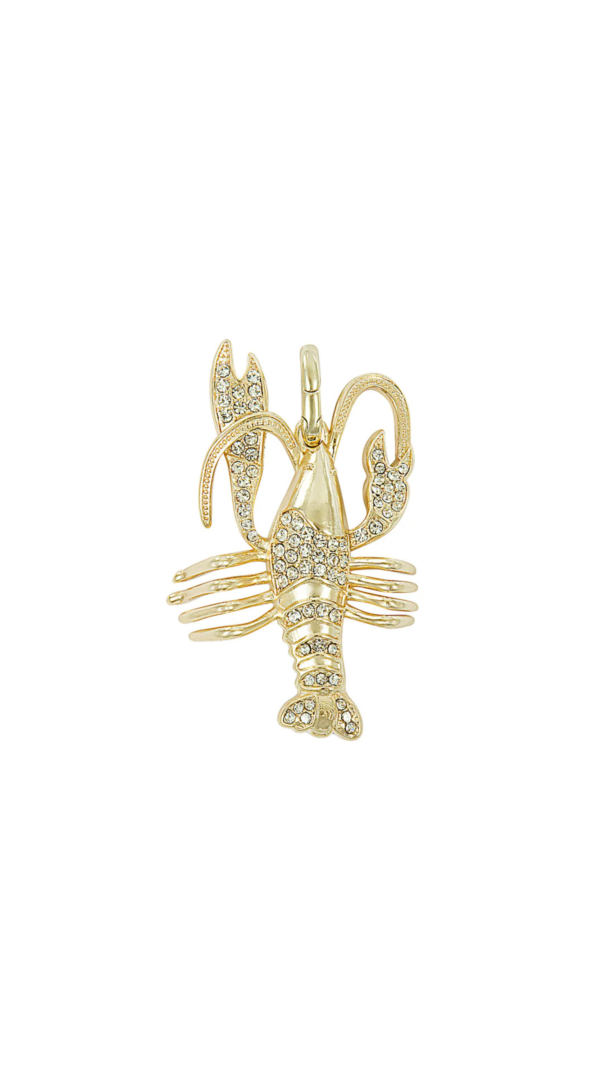 Kitte Lobster Charm - Gold