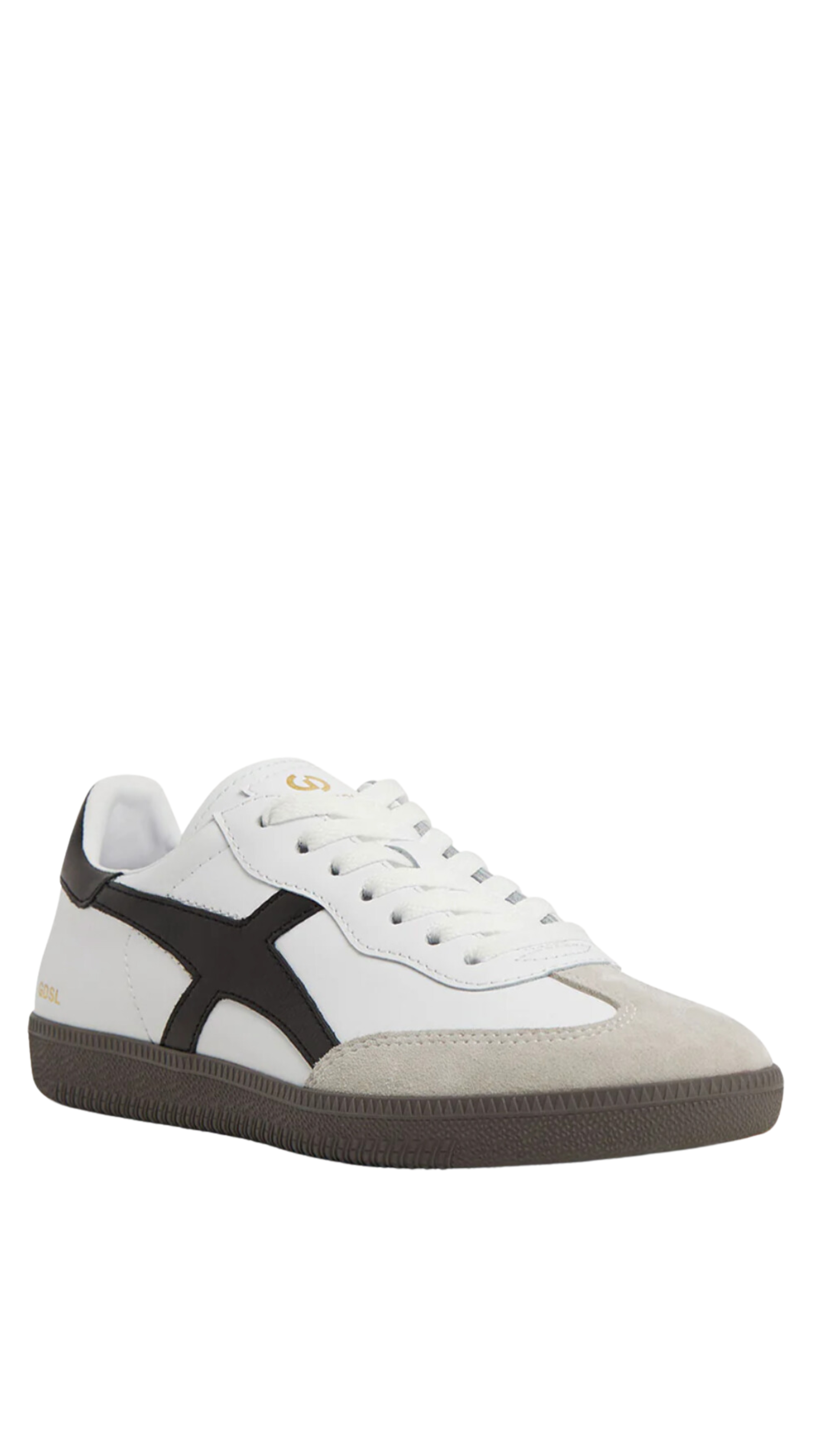 Goodsole - 2001 Crossroads - White Soft Leather/Black Leather