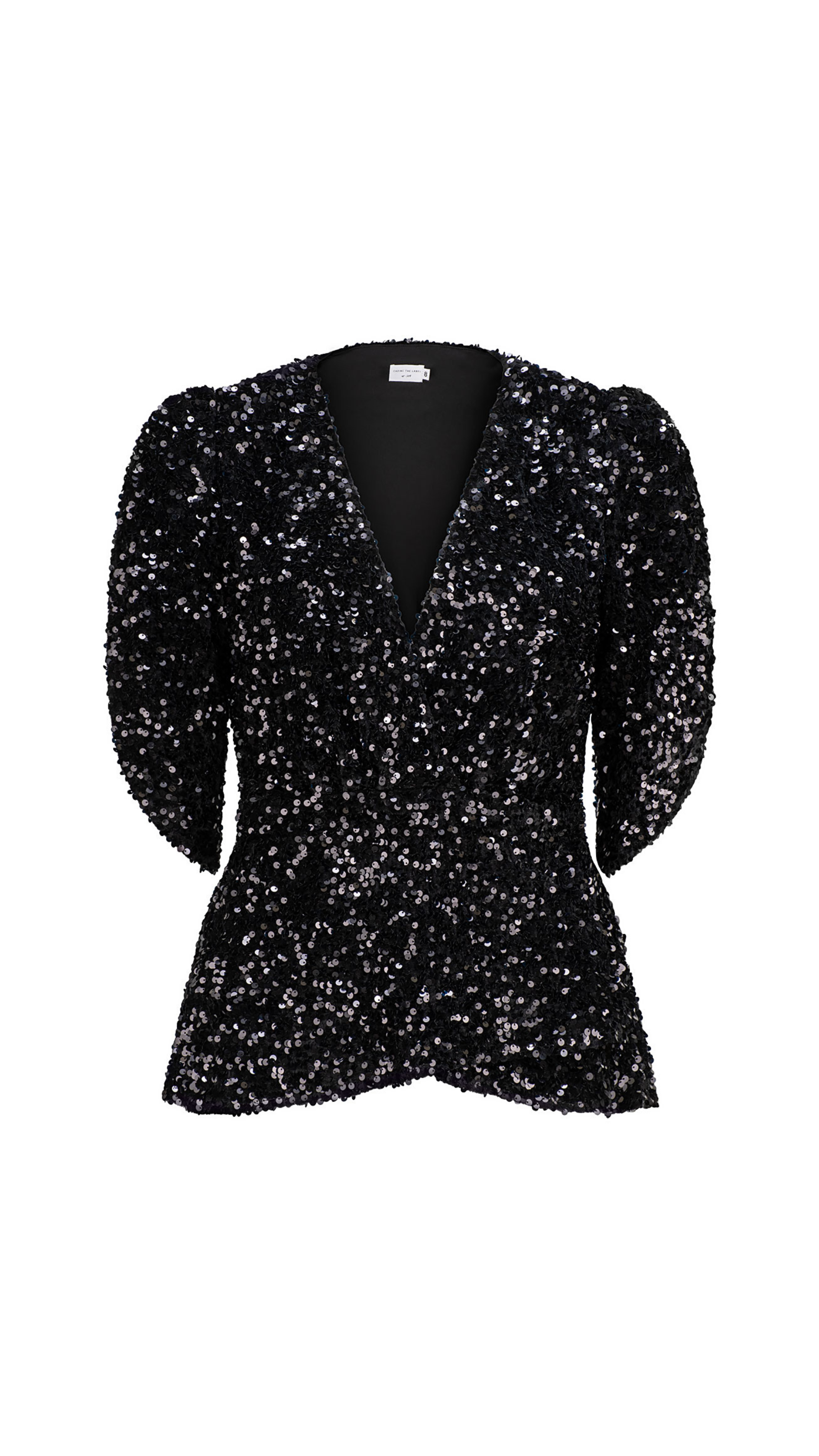 CTL Sequin Events Top - Black