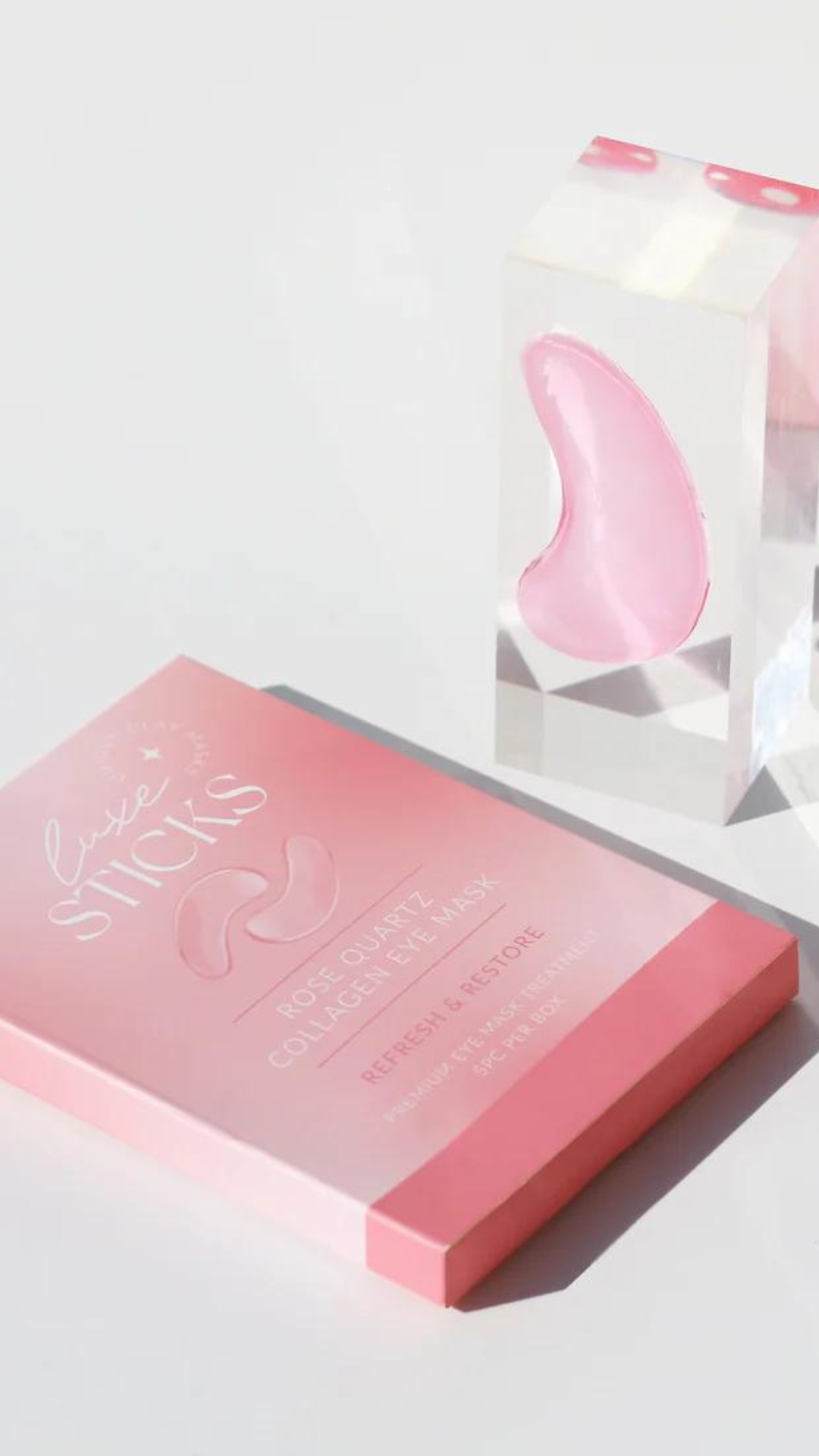 Luxesticks - Rose Quartz Collagen Eye Mask