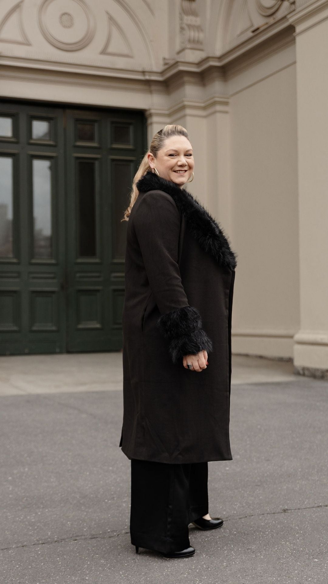 Fiora Coat - Black