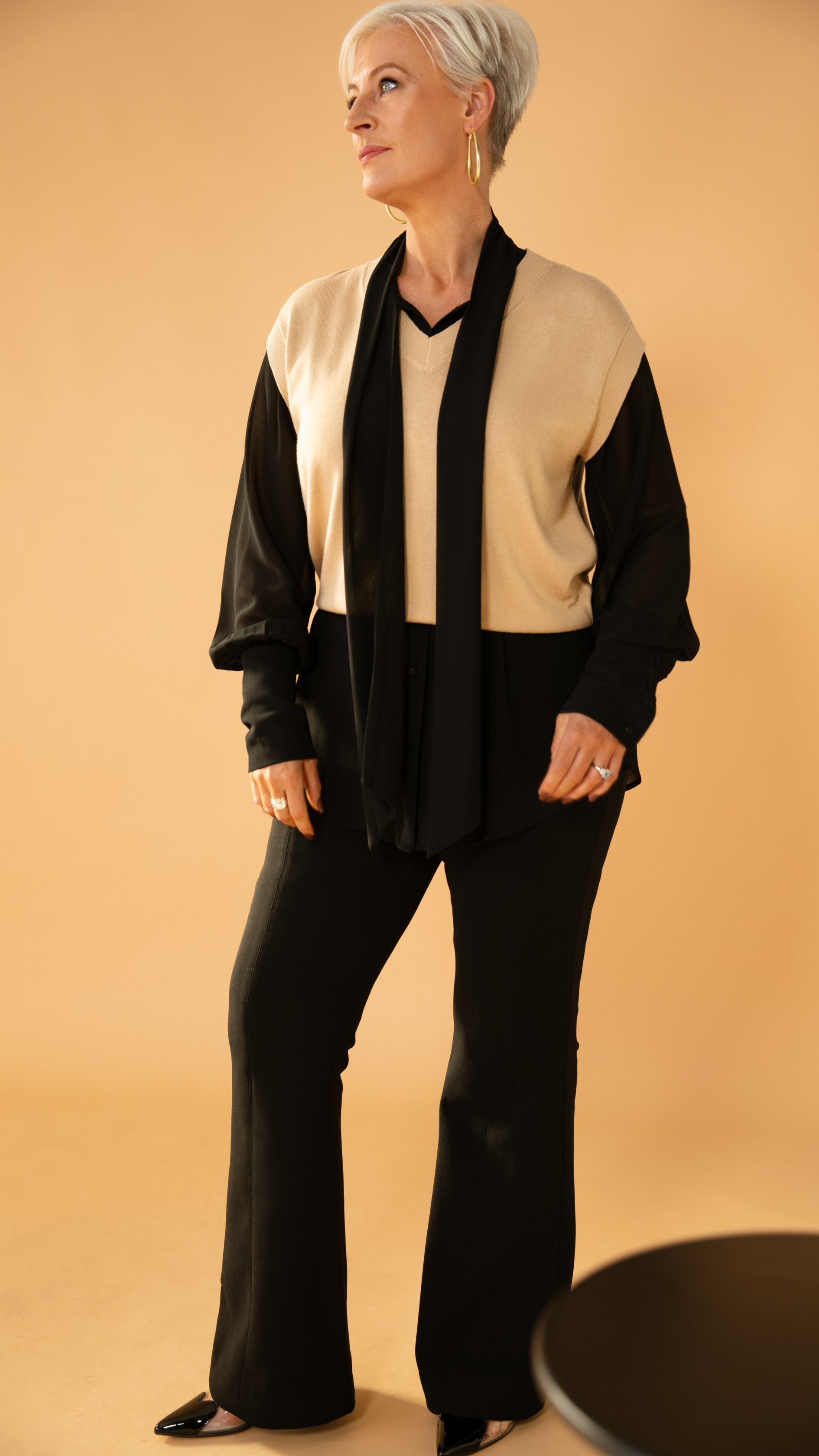 Ariel Top/Vest - Oat
