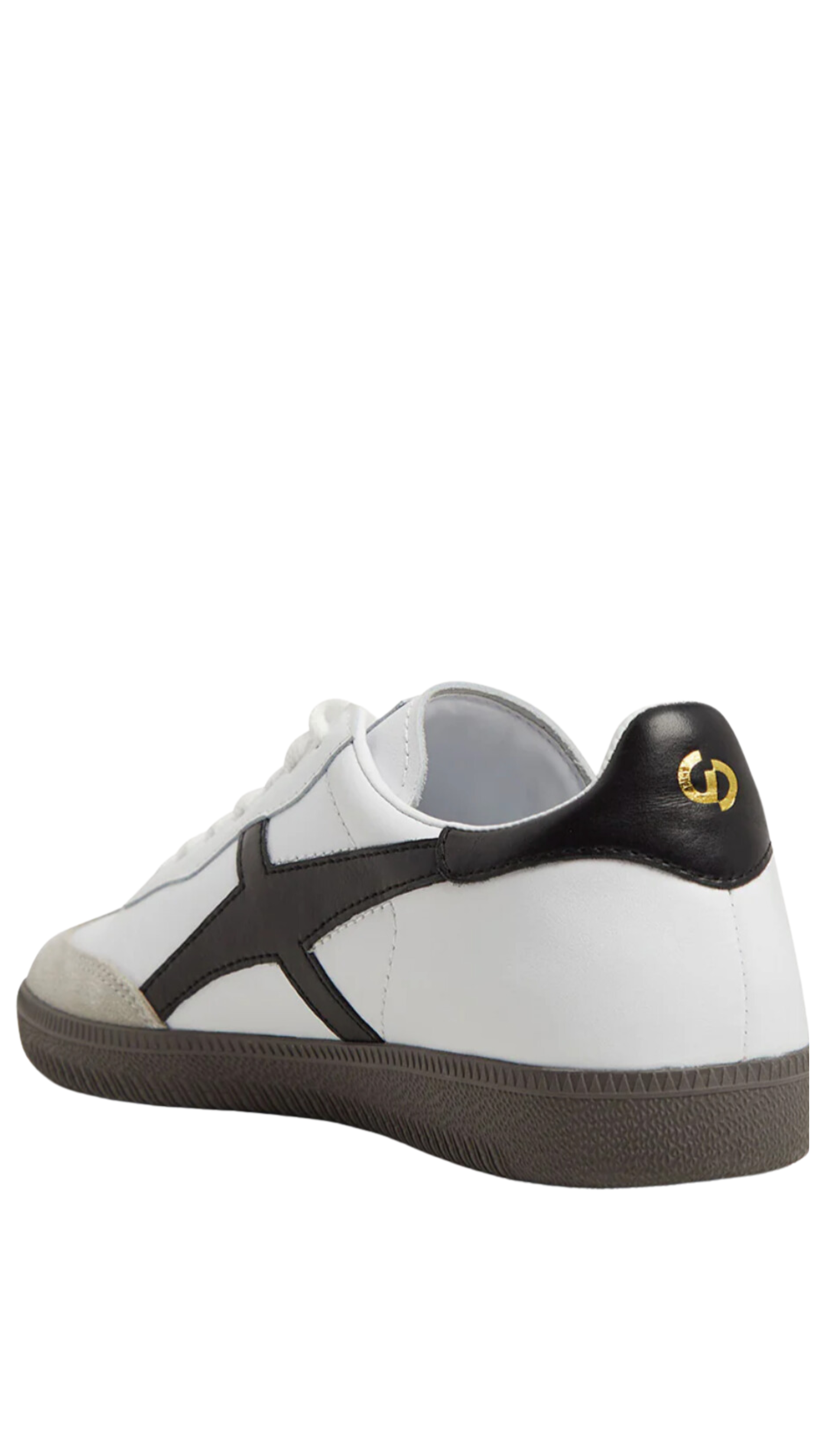 Goodsole - 2001 Crossroads - White Soft Leather/Black Leather