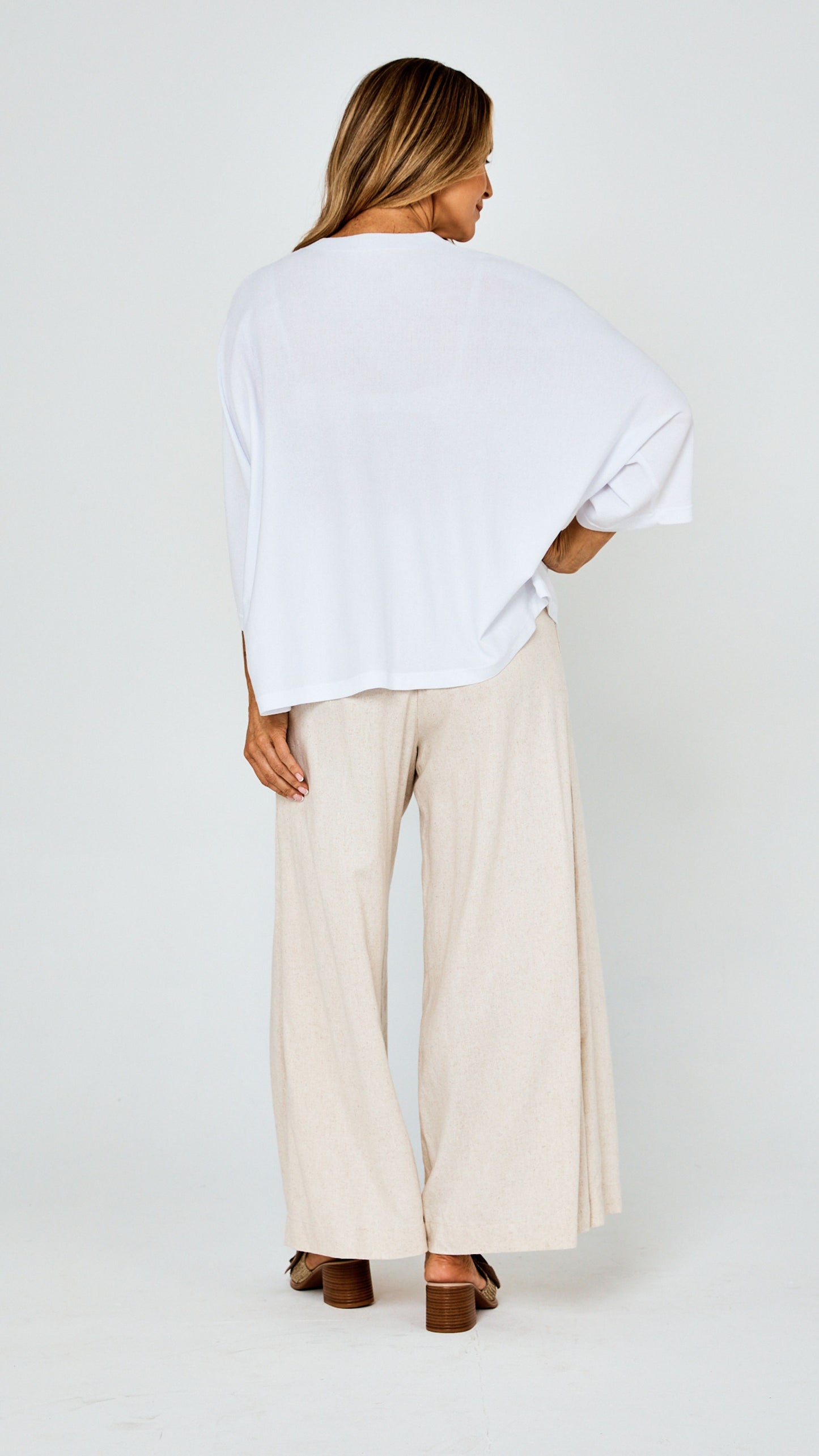 Eurosole Octavia Raffia Mules - Beige