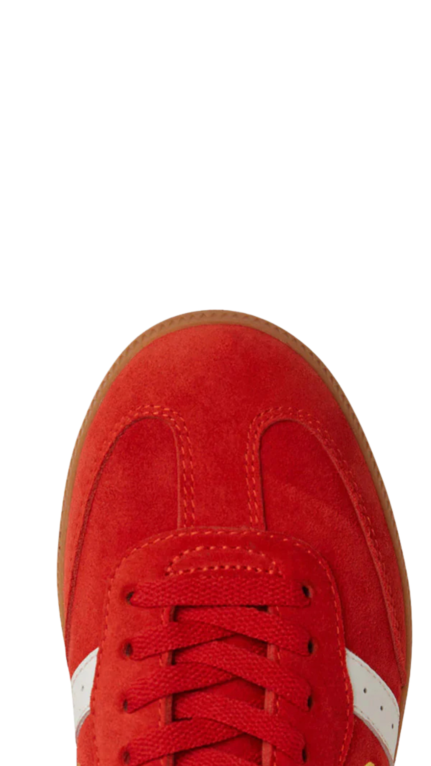 Goodsole - 2001 Parallel - Red Suede Soft Suede/White Leather