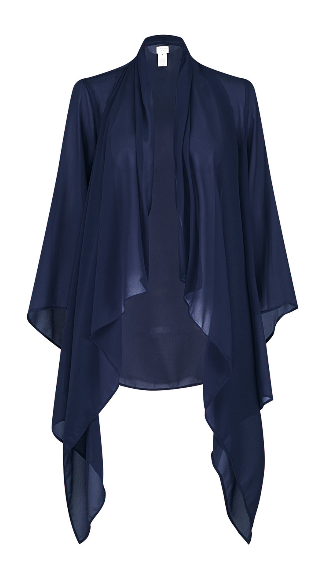 Sadie Chiffon Flowing Duster - Navy