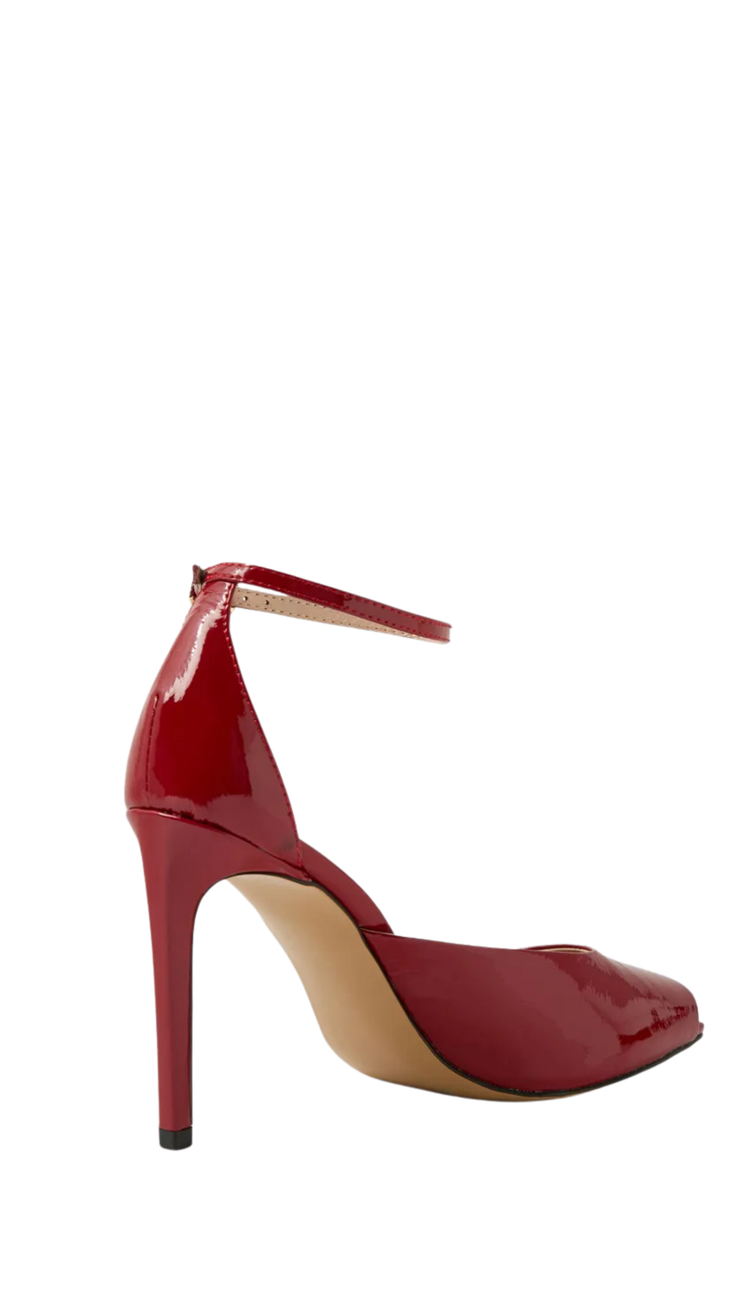 Mollini Julien Deep Red Patent Leather Heels