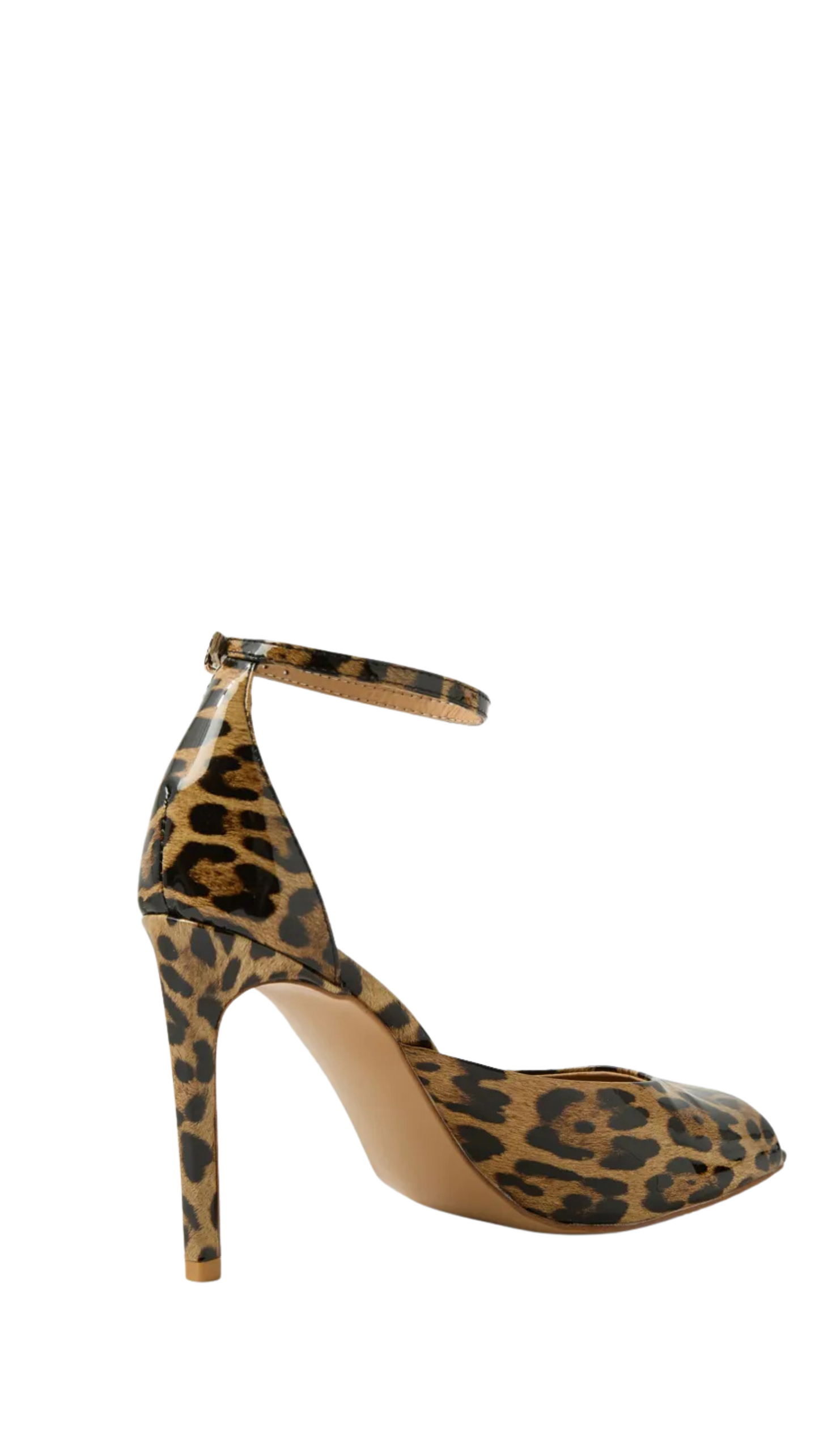 Mollini Julien Leopard Patent Leather Heels