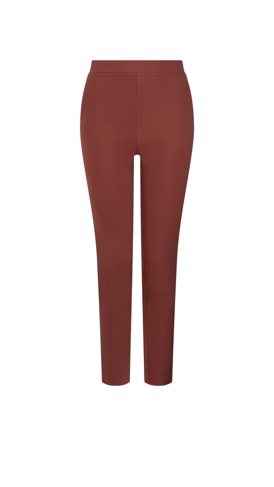 Valentina Cigarette Stretch Pants - Chocolate