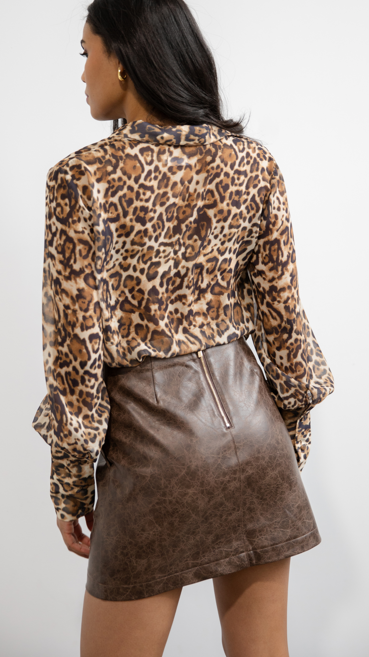 Myla Shirt - Animal Print