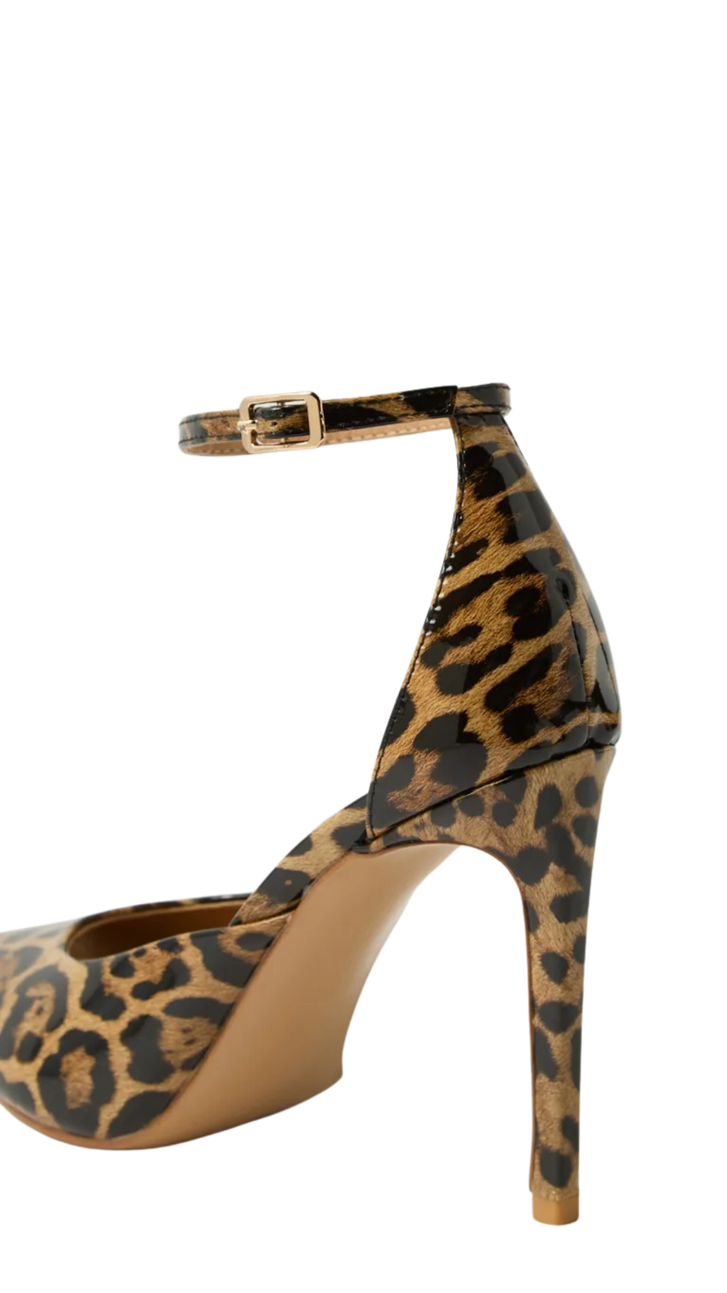 Mollini Julien Leopard Patent Leather Heels