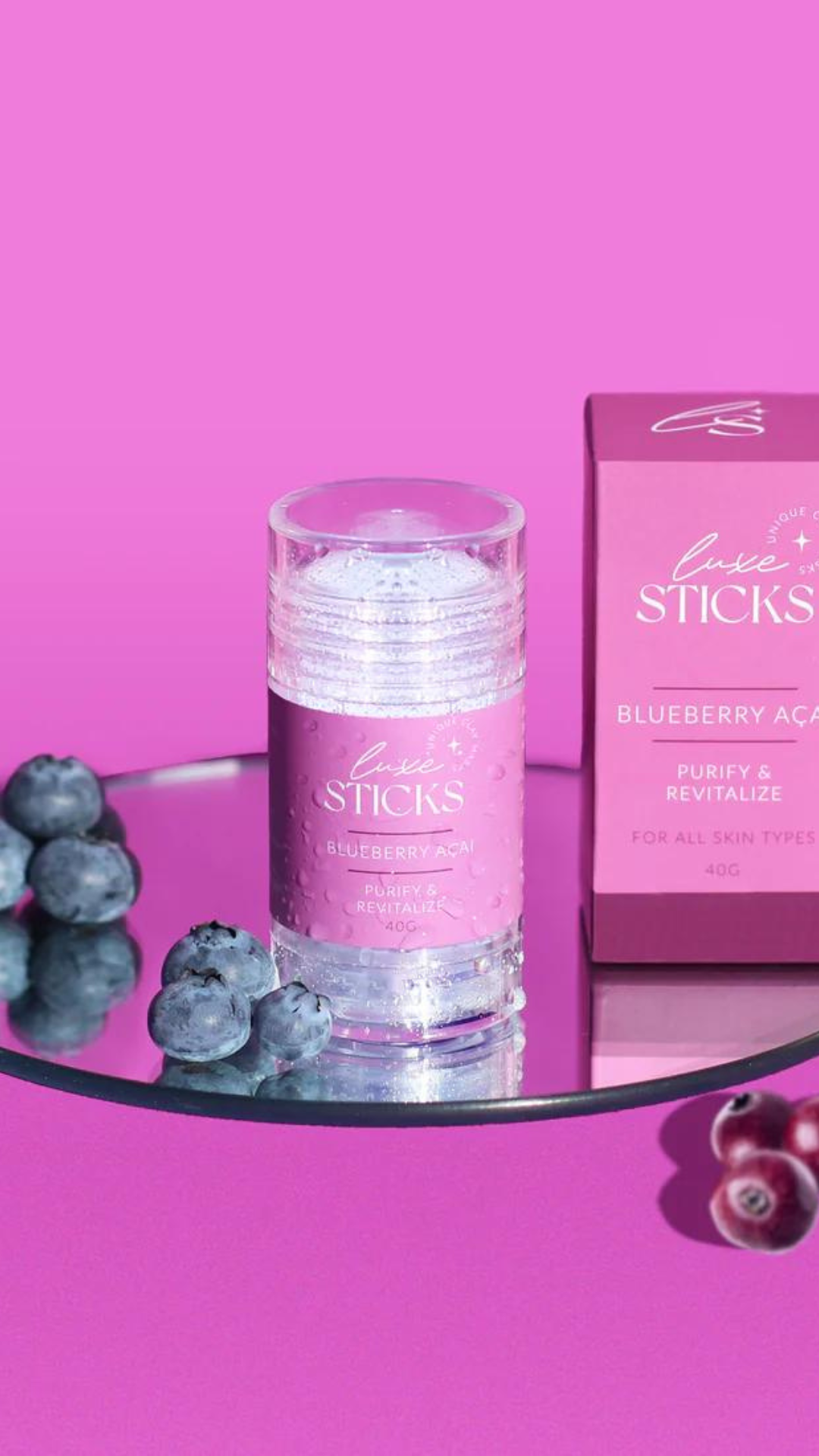 Luxesticks - Blueberry Açaí Clay Stick