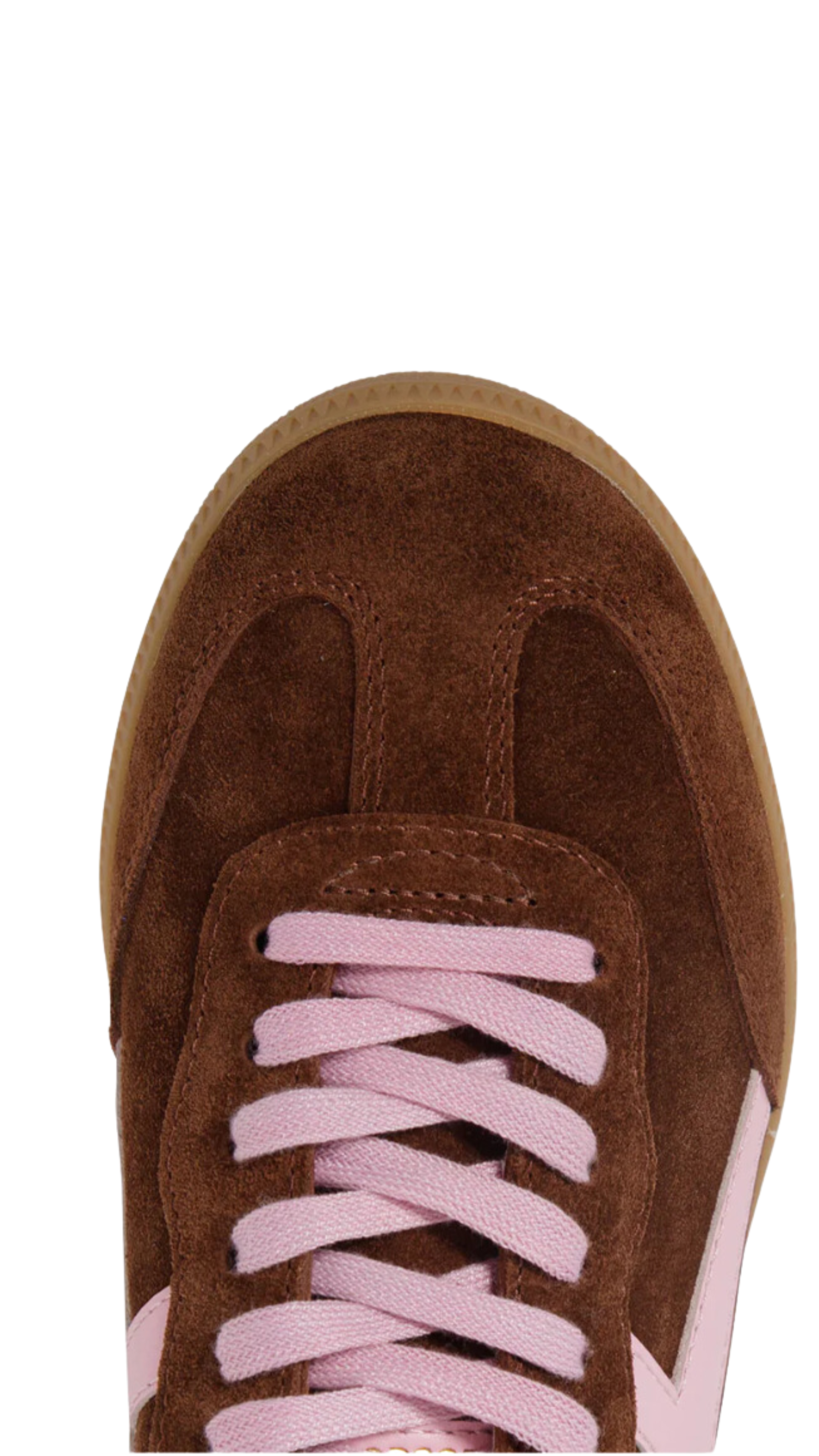 Goodsole 2001 Crossroads - Coffee Soft Suede/Candy Pink Leather