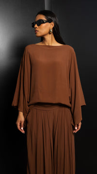 Motion Viscose Relaxed Style Pants - Chocolate