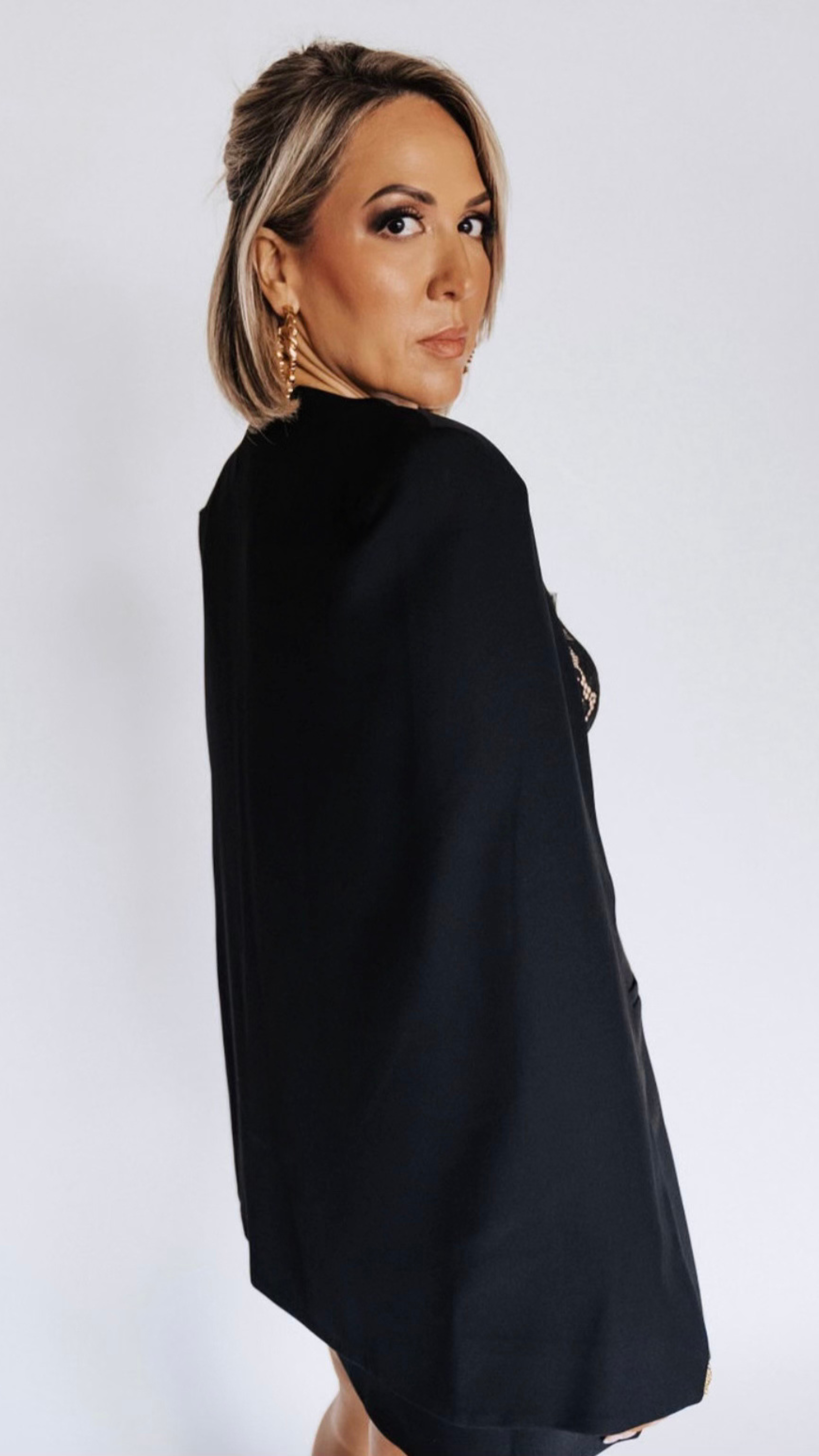 Chloe Cape - Black