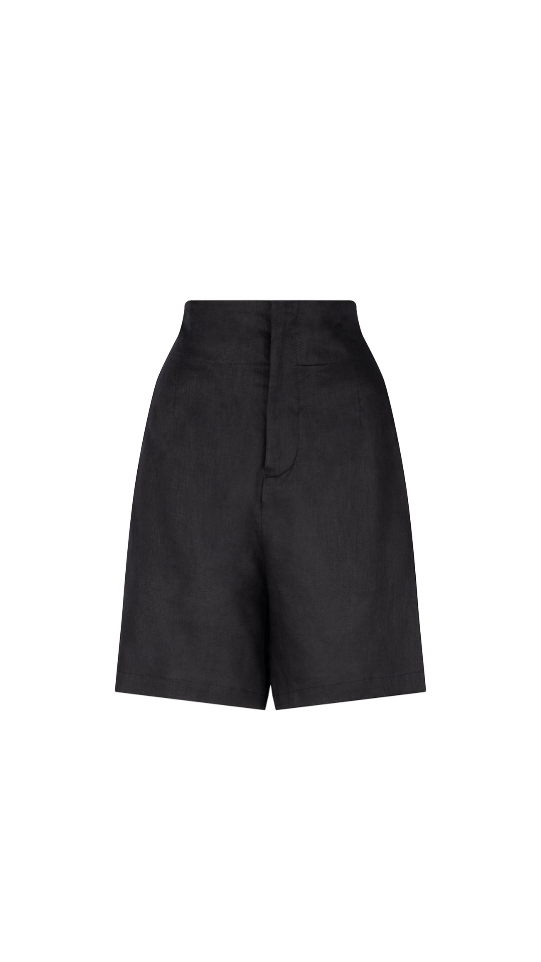 Marley Linen Shorts - Black