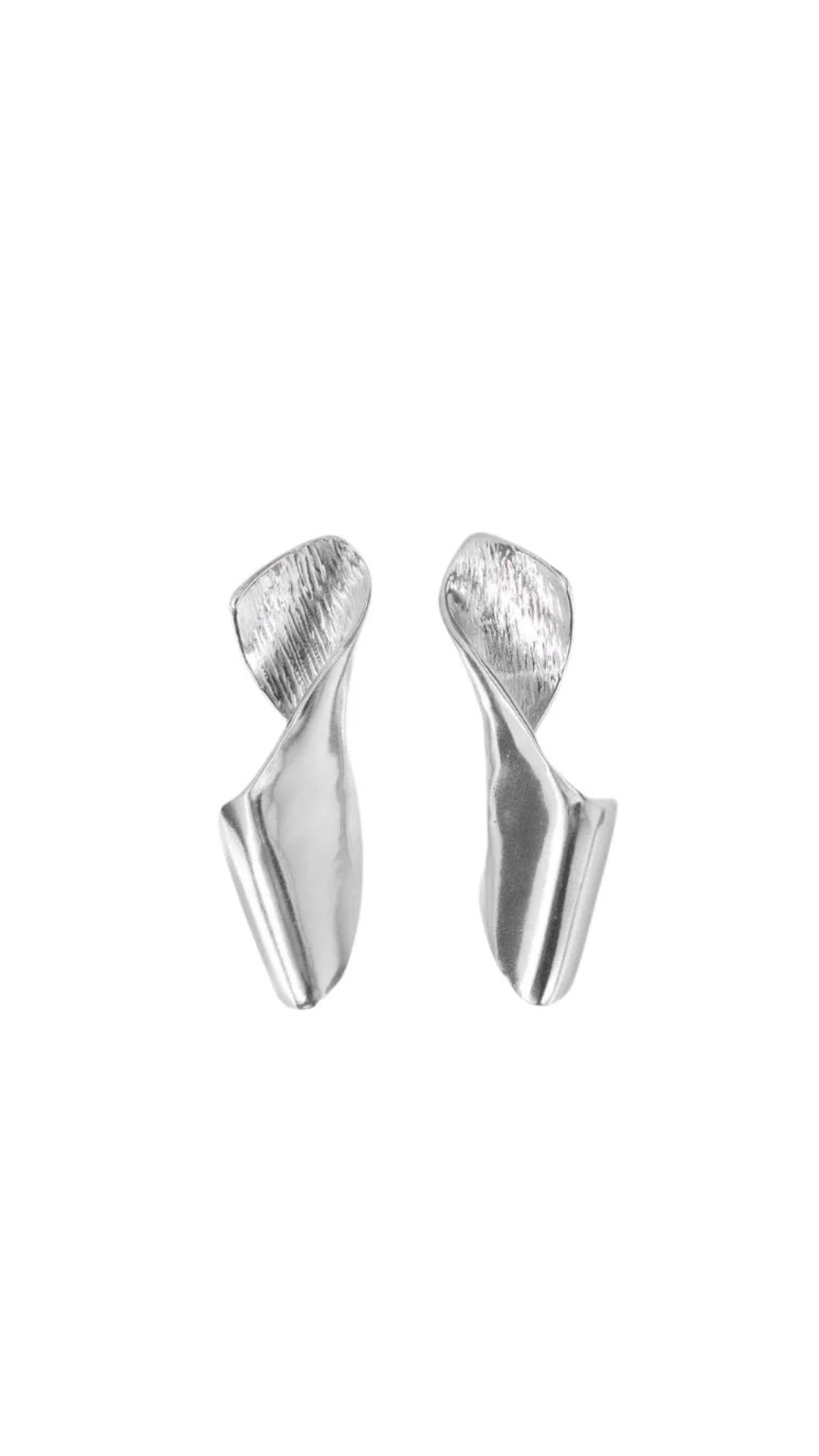 Kitte Flow Earrings - Silver