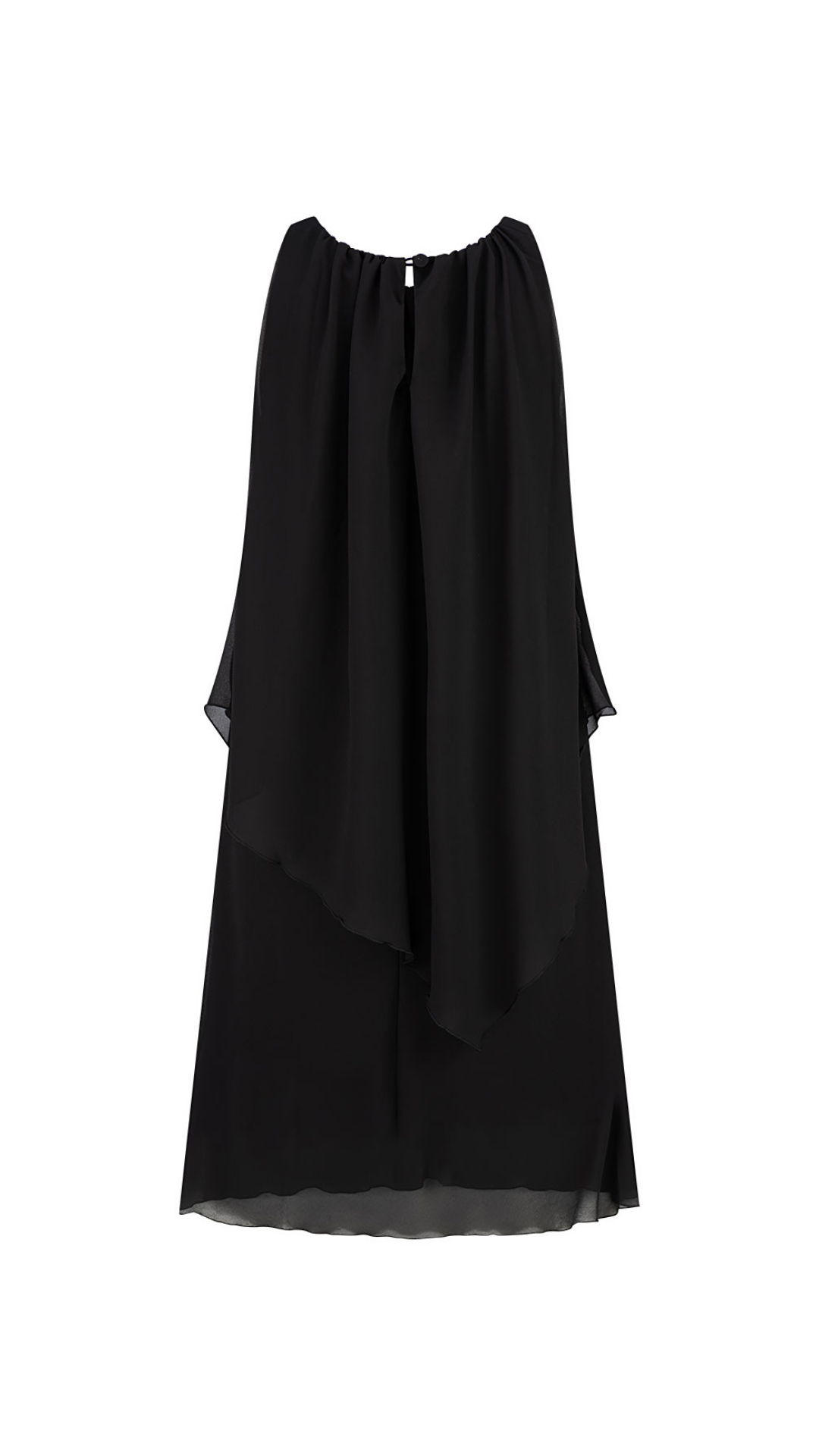 Poppy Chiffon Dress - Black