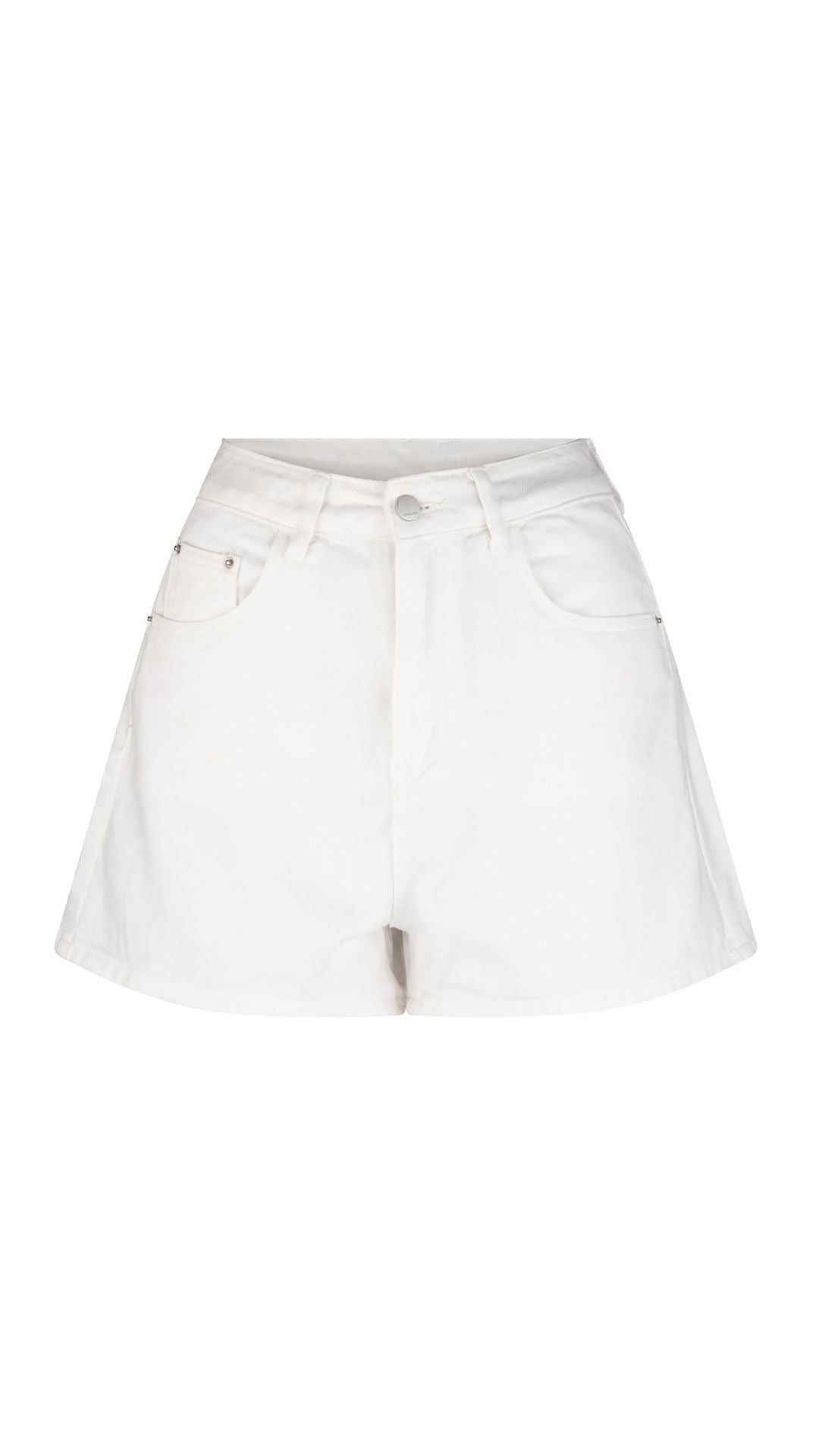 Jaxon Luxuriously Soft Denim Short - White